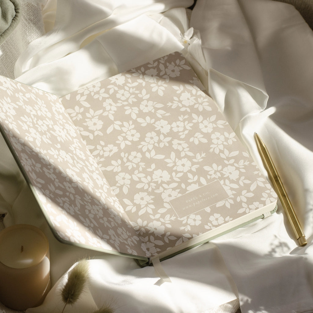 Floral Lined Journal by Papel & Co