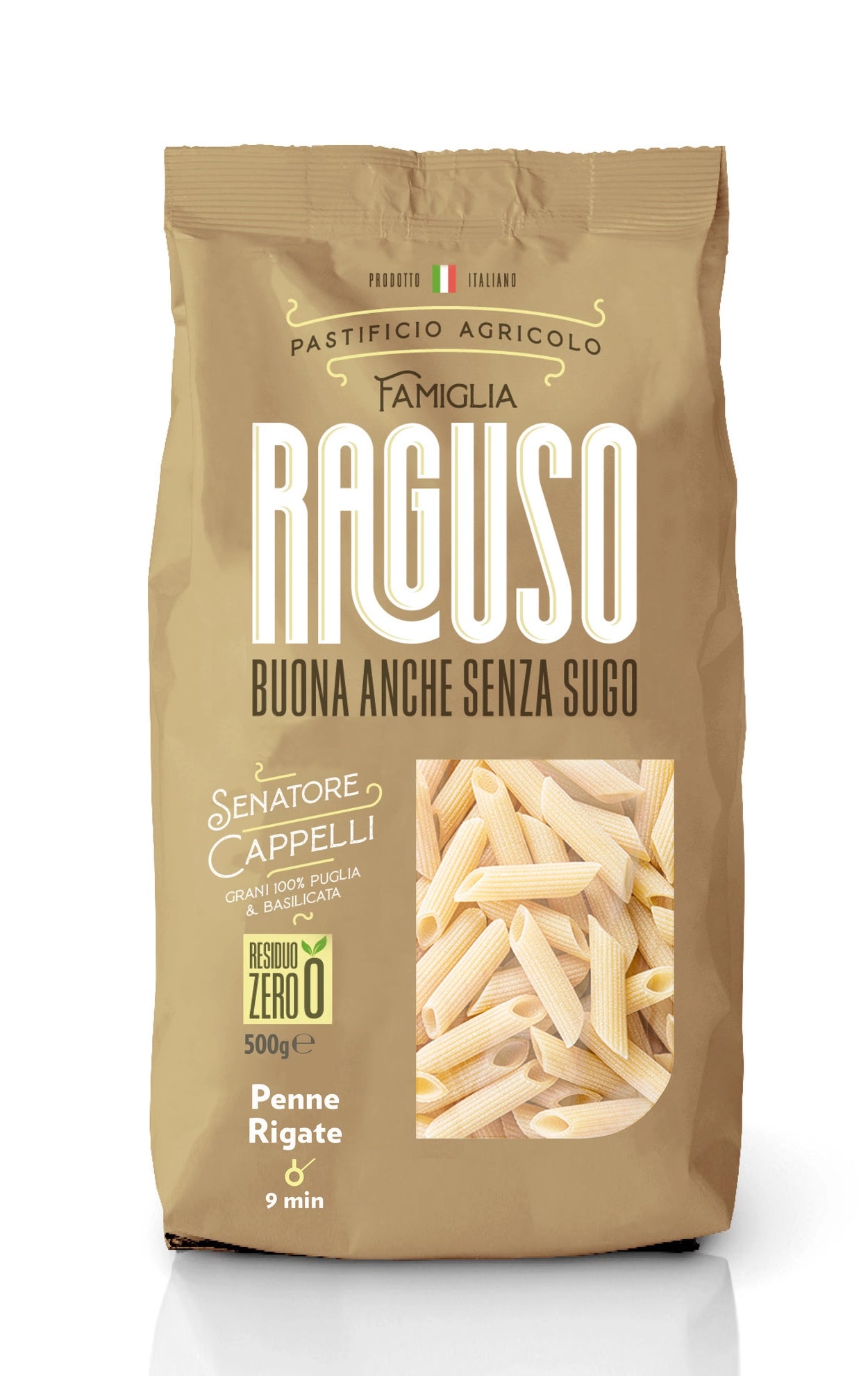Famiglia Raguso Penne Rigate Zero Residue