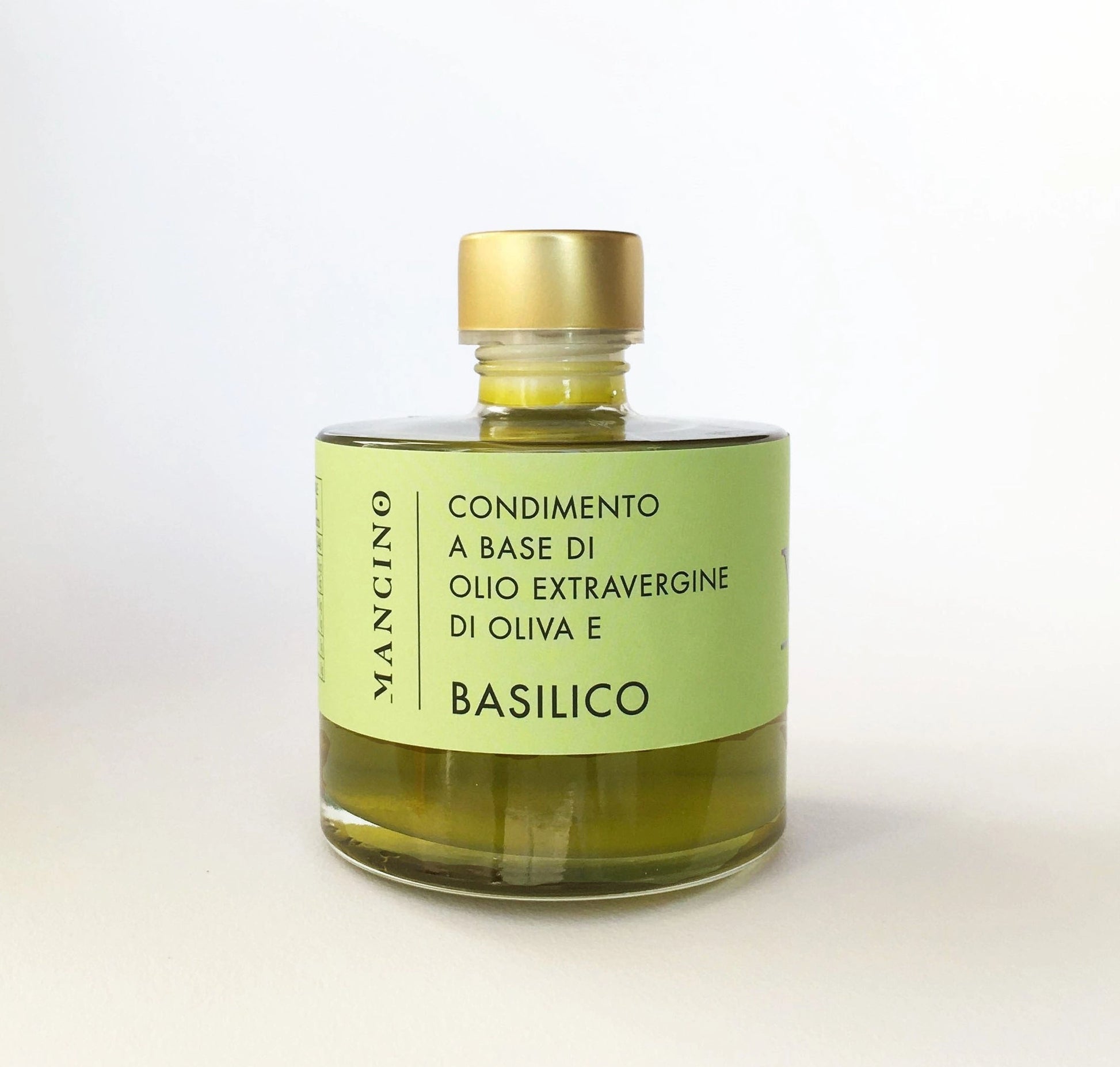 Extra Virgin Olive Oil with Basil by Mancino
