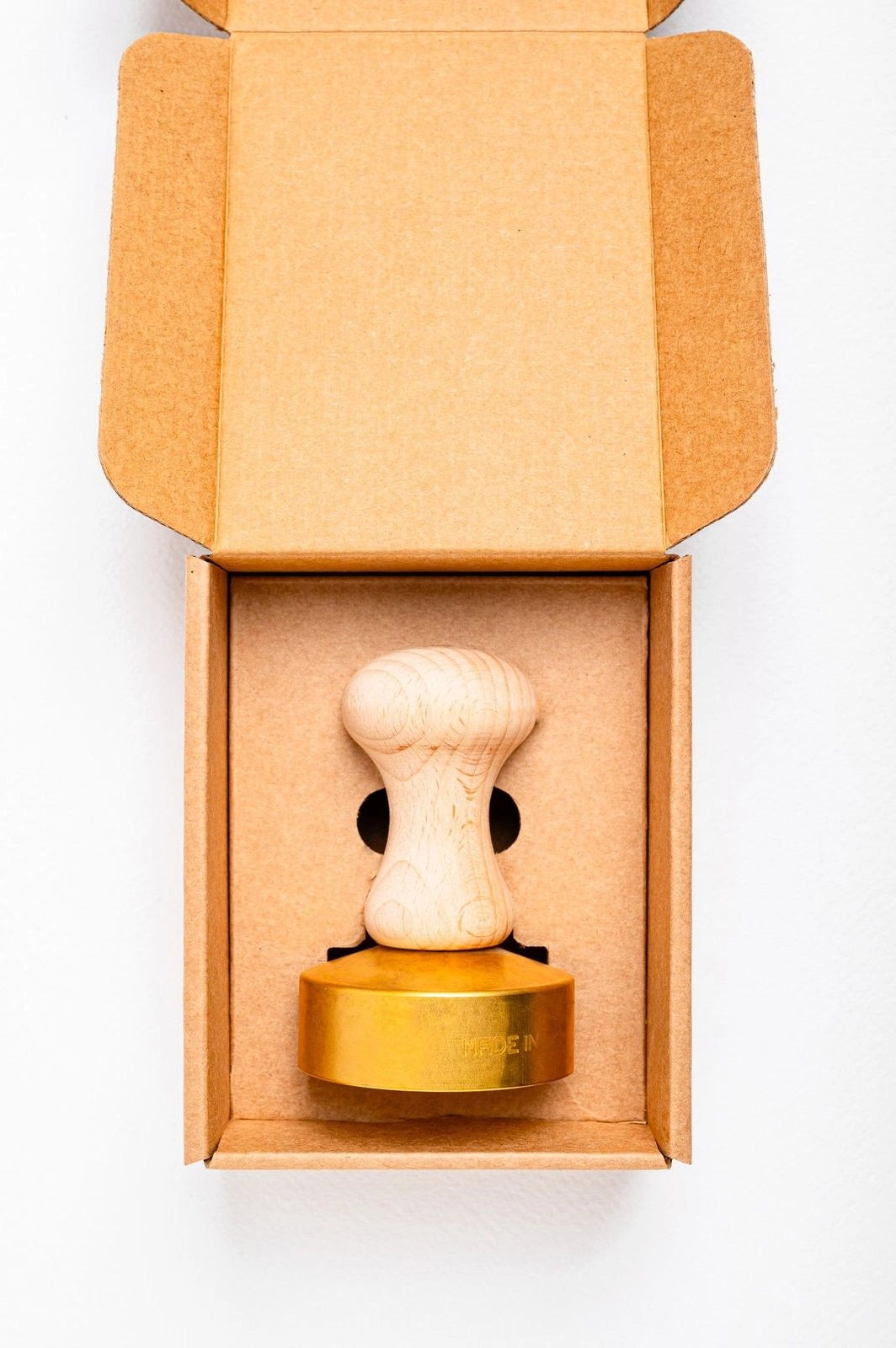 Mushroom Ravioli Stamp in Brass